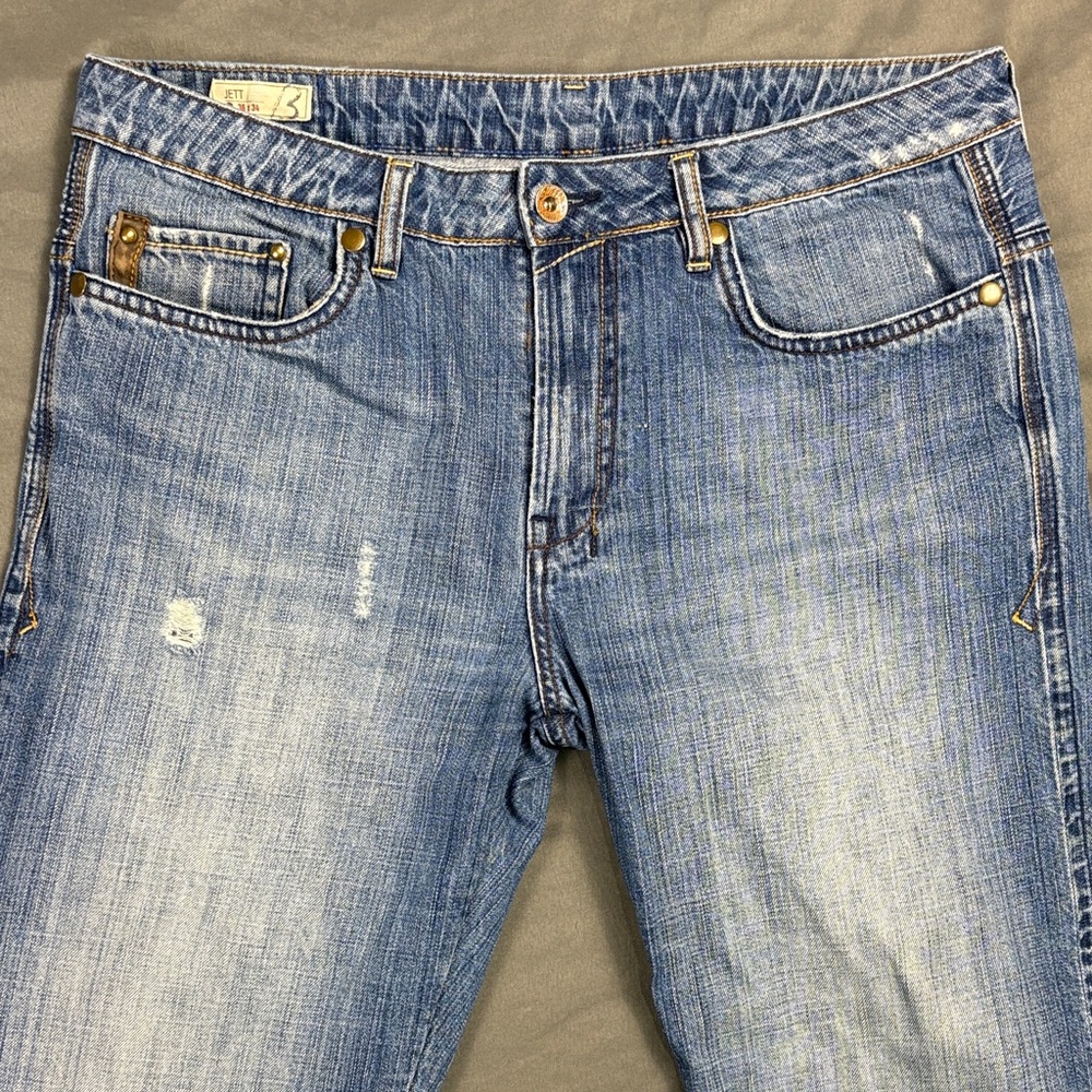 Buffalo David Bitton Men's Jett 36x34 Distressed Denim